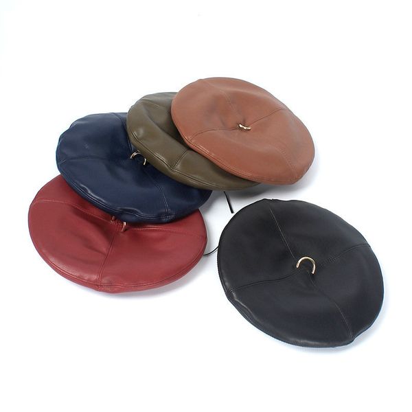 осень зима кожа береты hat 2018 новая мода solid color кожа pu берет шляпы с кольцом bonnet caps, Blue;gray
осень зима кожа береты hat 2018 новая мода solid color кожа pu берет шляпы с кольцом bonnet caps, Blue;gray