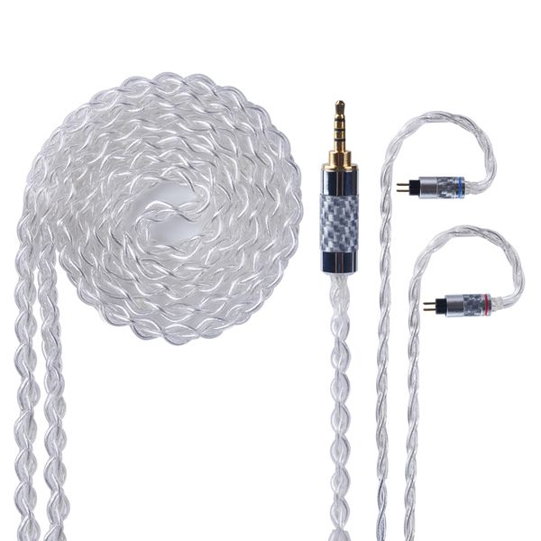 yinyoo 4 core pure silver upgraded cable 2.5/3.5mm balanced cable with mmcx/2pin connector for as10 zs10 zs6 ed16 hq8
yinyoo 4 core pure silver upgraded cable 2.5/3.5mm balanced cable with mmcx/2pin connector for as10 zs10 zs6 ed16 hq8