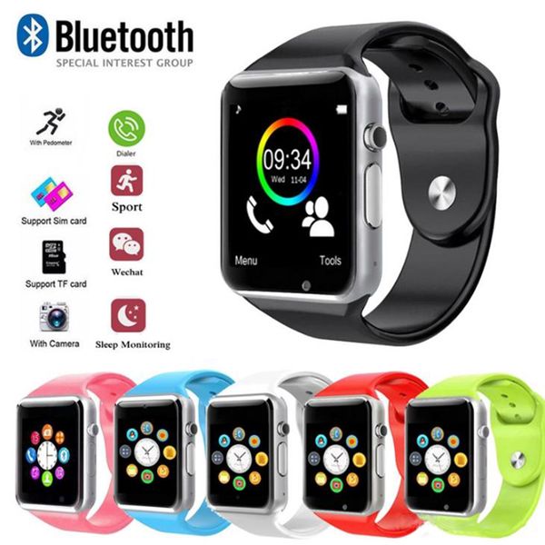 Smart wearable device A1 smart watch Bluetooth touch screen sports health tracker watch for IOS Android mobile phone
Smart wearable device A1 smart watch Bluetooth touch screen sports health tracker watch for IOS Android mobile phone
