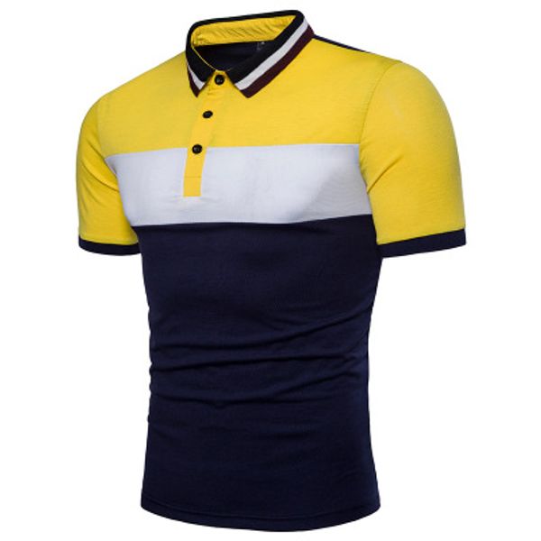 men's shirt summer new three-color stitching neckband men's short-sleeved casual shirt large size t-shi men p001, White;black
men's shirt summer new three-color stitching neckband men's short-sleeved casual shirt large size t-shi men p001, White;black