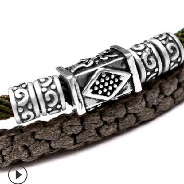 fashion- s925 sterling silver bracelets for men chinese knot handmade weave classic simple bracelets fashion of shipping, Black
fashion- s925 sterling silver bracelets for men chinese knot handmade weave classic simple bracelets fashion of shipping, Black