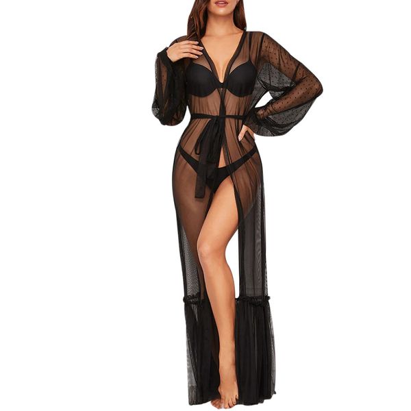 black lingerie for women long lace dress sheer gown see through kimono robe dress gown long sleepwear s-2xl, Black;red
black lingerie for women long lace dress sheer gown see through kimono robe dress gown long sleepwear s-2xl, Black;red