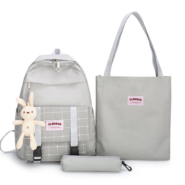 3pcs backpack women leisure canvas plaid women's backpack hanging schoolgirl bolsos para mujer backpacks
3pcs backpack women leisure canvas plaid women's backpack hanging schoolgirl bolsos para mujer backpacks