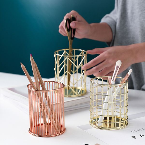 nordic golden iron pen holder makeup pen foundation brush storage jar modern simple home deskoffice stationery storage tube
nordic golden iron pen holder makeup pen foundation brush storage jar modern simple home deskoffice stationery storage tube