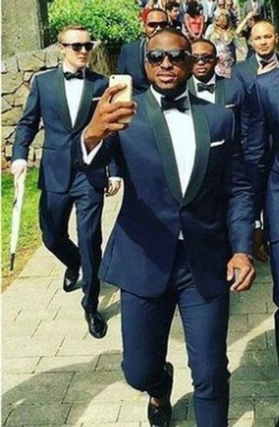 one button navy blue wedding groom tuxedos shawl lapel groomsmen mens dinner blazer suits (jacket+pants+tie) no:1854, Black;gray
one button navy blue wedding groom tuxedos shawl lapel groomsmen mens dinner blazer suits (jacket+pants+tie) no:1854, Black;gray