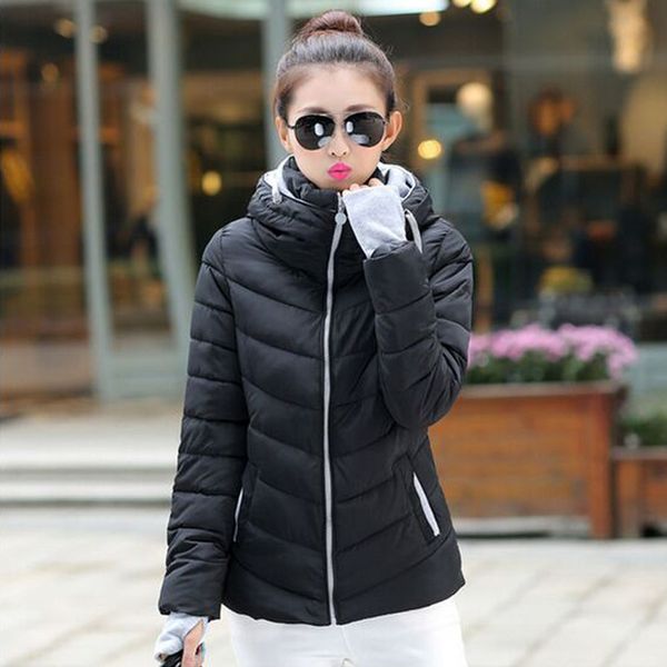winter jacket women fashion slim short cotton-padded hooded jacket parka female wadded jacket outerwear winter coat women, Black
winter jacket women fashion slim short cotton-padded hooded jacket parka female wadded jacket outerwear winter coat women, Black