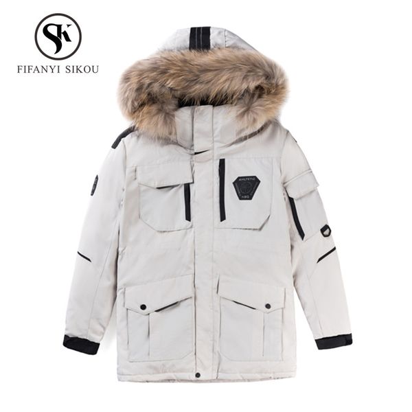 2018 winter parkas for women down jacket fashion raccoon dog fur collar hooded down coat woman loose thick warm duck coats, Black
2018 winter parkas for women down jacket fashion raccoon dog fur collar hooded down coat woman loose thick warm duck coats, Black