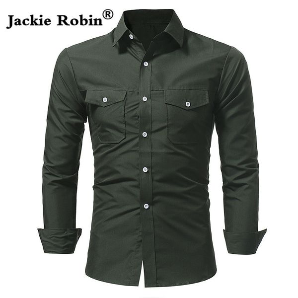 2019 new spring brand men slim fit casual shirt pocket long sleeved male shirts formal business shirt man dress plus size, White;black
2019 new spring brand men slim fit casual shirt pocket long sleeved male shirts formal business shirt man dress plus size, White;black
