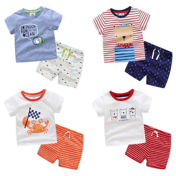brand baby cartoon suit 2019 summer new boy children's wear children's short-sleeved t-shirt shorts tz-3885, White
brand baby cartoon suit 2019 summer new boy children's wear children's short-sleeved t-shirt shorts tz-3885, White