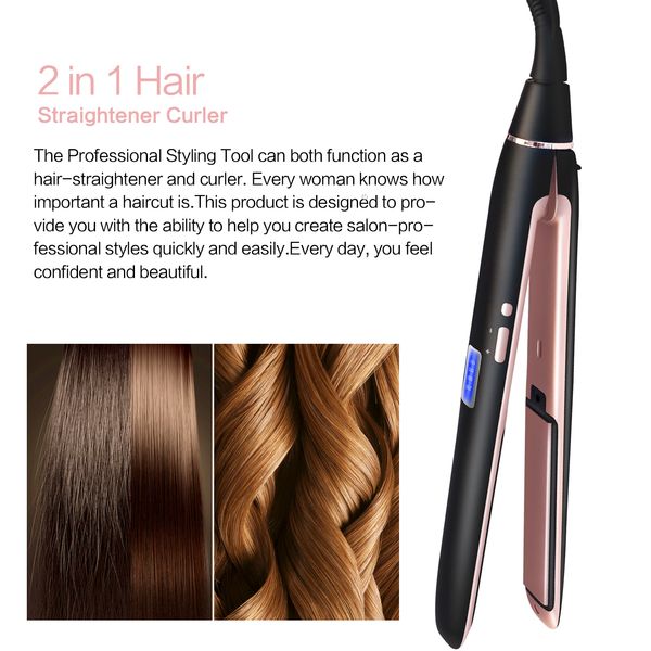 professional hair straightener ceramic hair curling straightening & curling electric curling iron hair curler fast heat
professional hair straightener ceramic hair curling straightening & curling electric curling iron hair curler fast heat