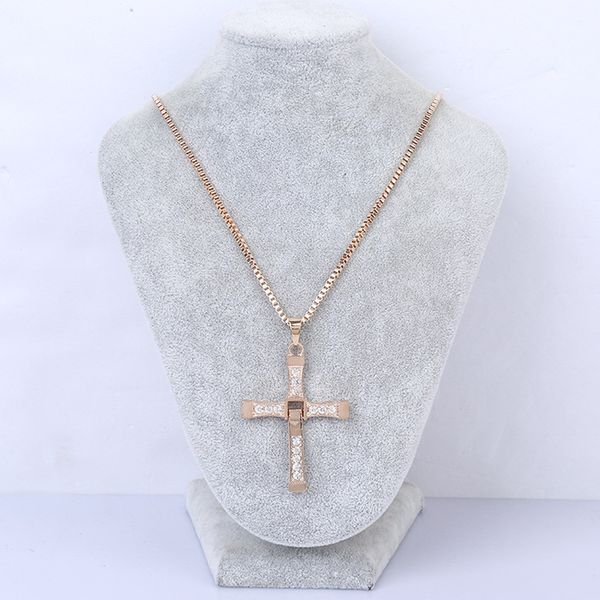 розовое золото мужской ожерелья подвески мода кино jewelry быстрый и яростный торетто мужчины классический ожерелье cross подвеска, Silver
розовое золото мужской ожерелья подвески мода кино jewelry быстрый и яростный торетто мужчины классический ожерелье cross подвеска, Silver