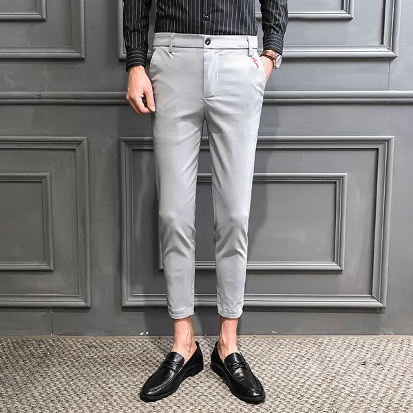 2019 fashion business casual men pants slim elegant perfume masculino dress pants new suit trousers mens suit pants 28-34, White;black
2019 fashion business casual men pants slim elegant perfume masculino dress pants new suit trousers mens suit pants 28-34, White;black