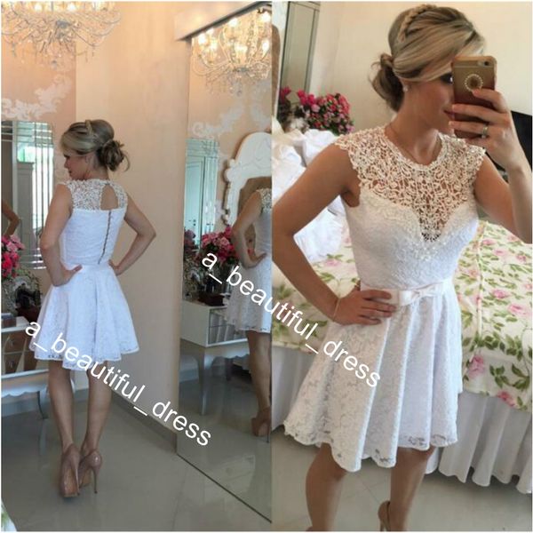 white 2020 elegant cocktail dresses a-line cap sleeves short mini lace pearls party plus size homecoming dresses, Blue;pink
white 2020 elegant cocktail dresses a-line cap sleeves short mini lace pearls party plus size homecoming dresses, Blue;pink