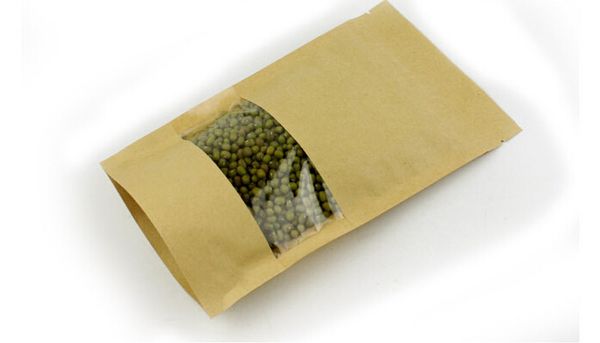 16*26+4 10pcs brown self zip lock kraft paper bags with window for gifts sweets and candy jewelry retail package paper
16*26+4 10pcs brown self zip lock kraft paper bags with window for gifts sweets and candy jewelry retail package paper
