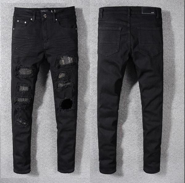 2020 new arrival men designer jeans denim embroidery pants 40size 28-40 47, Blue
2020 new arrival men designer jeans denim embroidery pants 40size 28-40 47, Blue