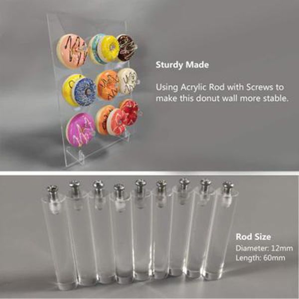 1 x donut wall stand wedding party favor display treat stand doughnut sweet wall other bakeware
1 x donut wall stand wedding party favor display treat stand doughnut sweet wall other bakeware