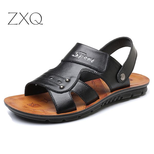 sandals mens genuine leather causal shoes anti slip wear resistant male beach fashion summer roman flats cool men footwear, Black
sandals mens genuine leather causal shoes anti slip wear resistant male beach fashion summer roman flats cool men footwear, Black