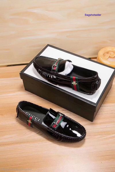 soft leather men leisure dress shoe part gift metal buckle slip-on man wan1, Black;red