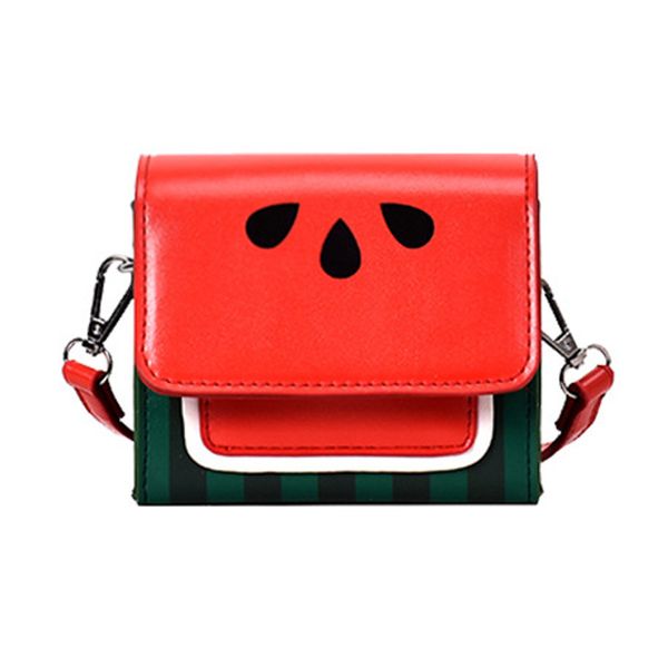 small fresh fashion watermelon messenger bag cute small bag wide shoulder