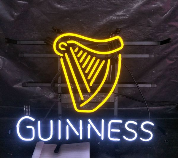 guinness bar neon sign light restaurant advertising entertainment club decoration art display real glass lamp metal frame 17'' 24
guinness bar neon sign light restaurant advertising entertainment club decoration art display real glass lamp metal frame 17'' 24