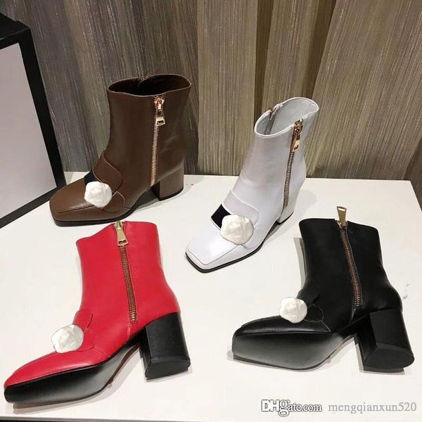 original logo ladies short boots 100% cowhide designer luxury women shoes leather high-heeled women boots metal buckles fashion martin boots, Black
original logo ladies short boots 100% cowhide designer luxury women shoes leather high-heeled women boots metal buckles fashion martin boots, Black
