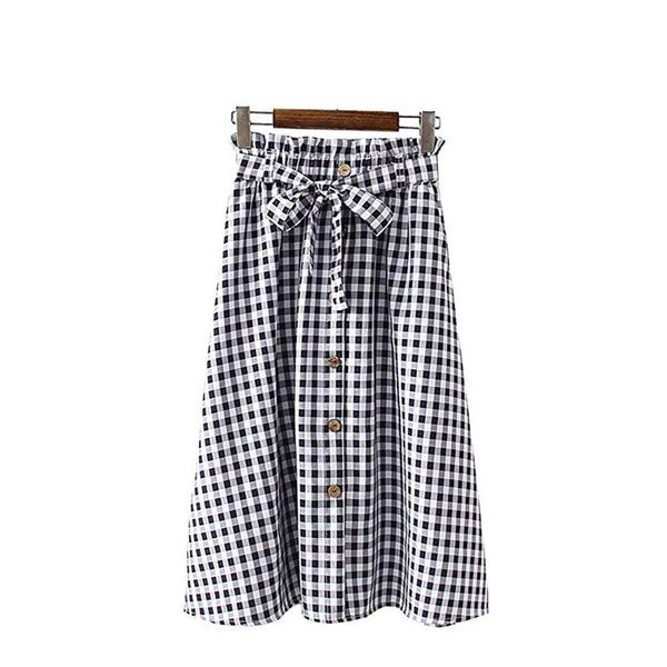 women plaid summer casual knee-length skirts single-breasted lace high waist plain skater flared skirt clothing sias#7, Black
women plaid summer casual knee-length skirts single-breasted lace high waist plain skater flared skirt clothing sias#7, Black