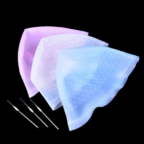 hairdressing special silicone highlighter hat repeatable baked oil cap highlighter cap hair coloring tool
hairdressing special silicone highlighter hat repeatable baked oil cap highlighter cap hair coloring tool