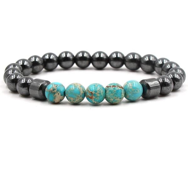 pretty stone bead charm bracelet men jewelry emperor elegant stone bracelet matte bead with column hematite men bracelet, Black
pretty stone bead charm bracelet men jewelry emperor elegant stone bracelet matte bead with column hematite men bracelet, Black