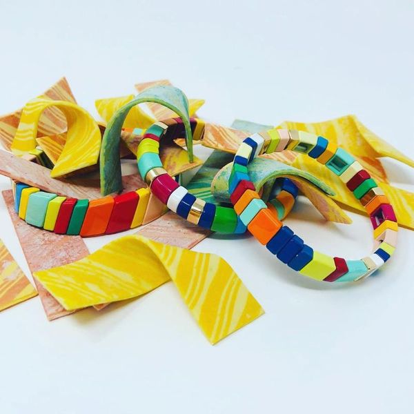 charm bracelets shinus for women rainbow tile beads bracelet pulsera accesorios mujer armband stackable jewelry summer customize, Golden;silver
charm bracelets shinus for women rainbow tile beads bracelet pulsera accesorios mujer armband stackable jewelry summer customize, Golden;silver