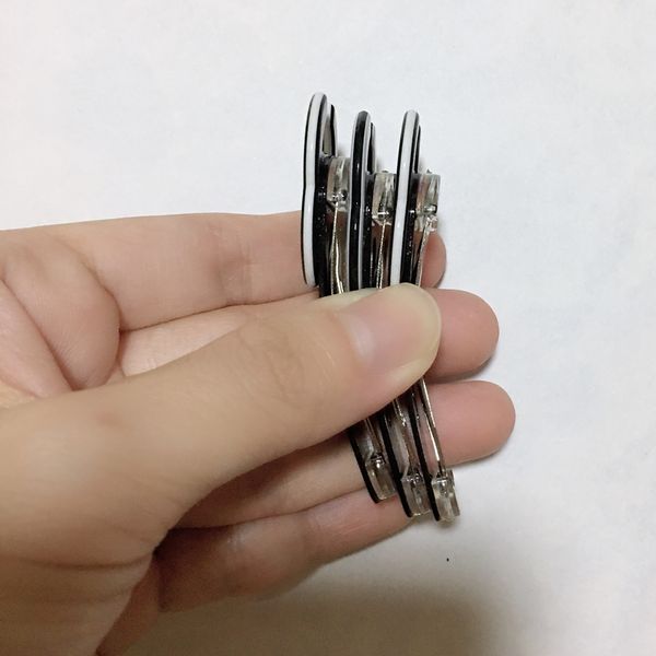 6x2cm black and white acrylic c hair clip one word clip for ladies collection luxury design hair ornament party gift, Golden;silver
6x2cm black and white acrylic c hair clip one word clip for ladies collection luxury design hair ornament party gift, Golden;silver