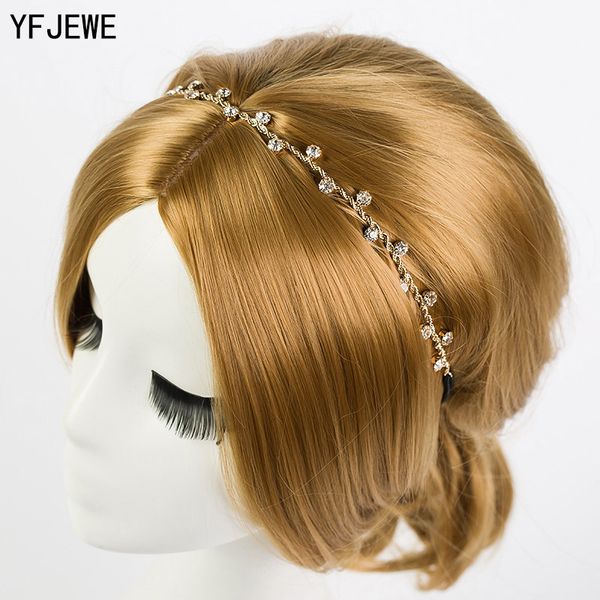 yfjewe women hair accessories crystal chain charms head bands women jewelry wedding bridal hair jewelry h008 t190625, Golden;white
yfjewe women hair accessories crystal chain charms head bands women jewelry wedding bridal hair jewelry h008 t190625, Golden;white
