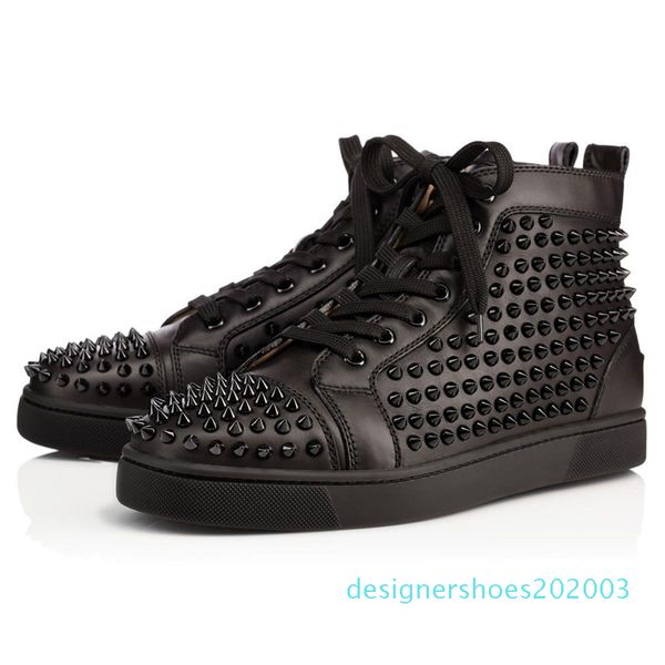 new spikes high red bottom pik pik studded sneakers shoes women men luxury designer flat casual red sole d03, Black
new spikes high red bottom pik pik studded sneakers shoes women men luxury designer flat casual red sole d03, Black