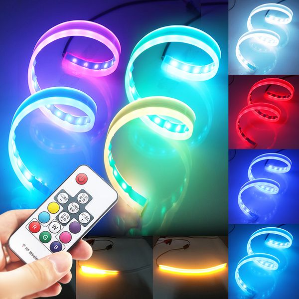 2pcs 30cm 60cm rgb remote control flexible car led drl daytime running light flow headlight led strip brake turn signal lights
2pcs 30cm 60cm rgb remote control flexible car led drl daytime running light flow headlight led strip brake turn signal lights
