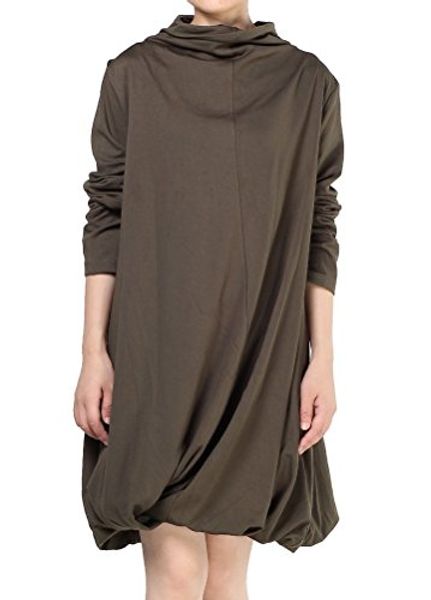 женское мини-платье с длинными рукавами и карманами, Black;gray