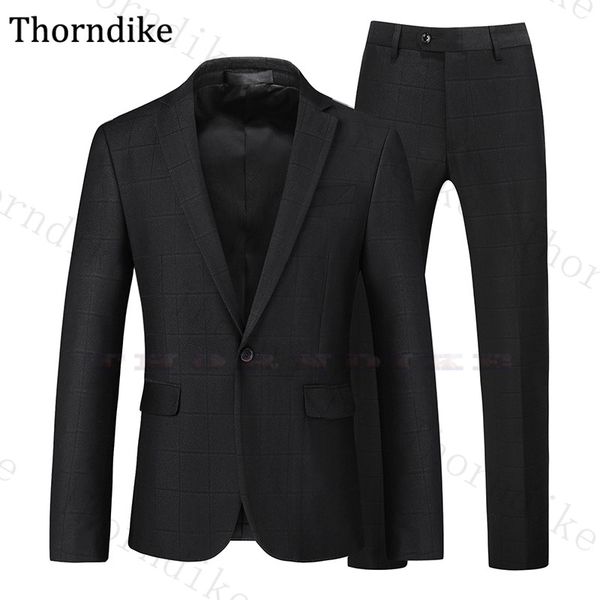 thorndike black plaid business suit for men single breasted wedding suit men notched lapel slim fit groom tuxedos (jacket+pants, White;black
thorndike black plaid business suit for men single breasted wedding suit men notched lapel slim fit groom tuxedos (jacket+pants, White;black