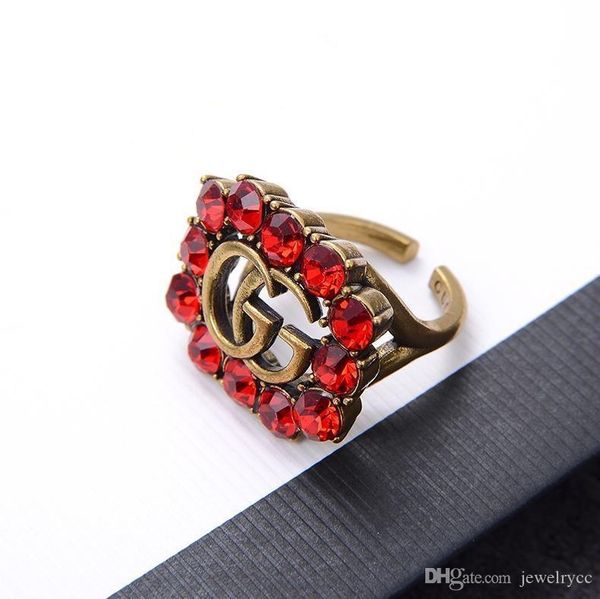 explosion g retro full diamond opening designer ring luxury designer jewelry women rings, Golden;silver
explosion g retro full diamond opening designer ring luxury designer jewelry women rings, Golden;silver