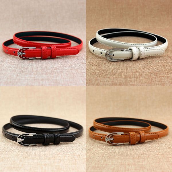 women's dress all-match leather pants candy candy color patent leather trousers belt boutique women's thin belt decoration, Black;brown
women's dress all-match leather pants candy candy color patent leather trousers belt boutique women's thin belt decoration, Black;brown