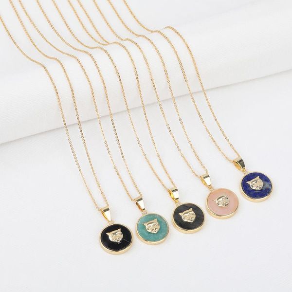 chains 5pcs/lot natural roses quartz agates lapis labradorite paved cat head charm round pendant gold necklace handmade jewelry, Silver
chains 5pcs/lot natural roses quartz agates lapis labradorite paved cat head charm round pendant gold necklace handmade jewelry, Silver