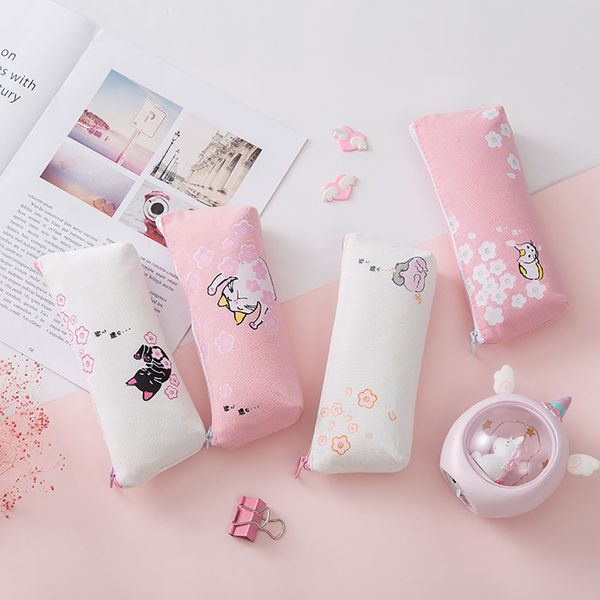 kawaii pink cat pencil case pen box girls school stationery bag
kawaii pink cat pencil case pen box girls school stationery bag