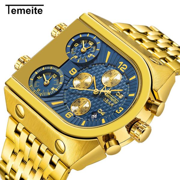 the new cross-border fashion watch temeite temei special military zone three o'clock calendar steel quartz watch watch, Slivery;brown
the new cross-border fashion watch temeite temei special military zone three o'clock calendar steel quartz watch watch, Slivery;brown