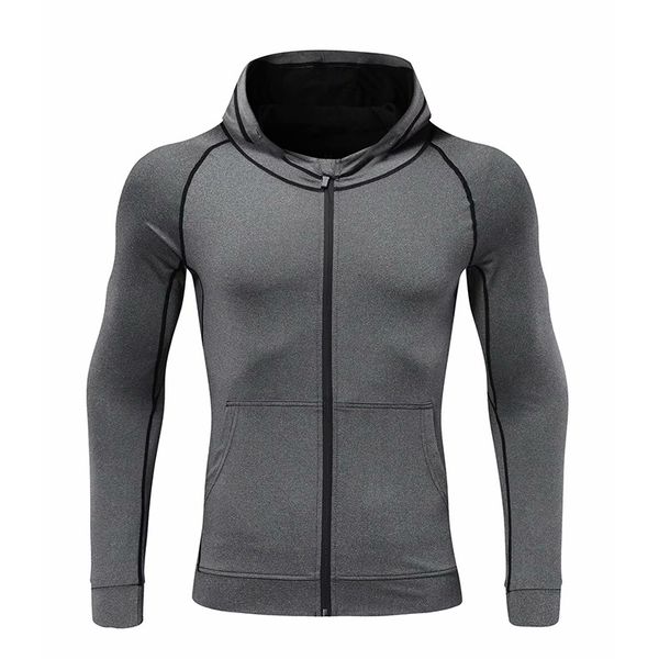 2019 spring and autumn new style men casual sports jackets hooded zipper hoodie wicking tights running fitness suit, Tan;black
2019 spring and autumn new style men casual sports jackets hooded zipper hoodie wicking tights running fitness suit, Tan;black