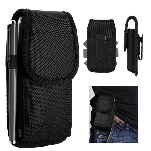 

Phone ca e univer al port nylon hol ter belt clip phone cover pouch ca e bag for iphone x max xr x 7 8 am ung huaweii