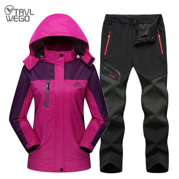 trvlwego spring autumn women hiking jackets pants suits female outdoor waterproof windproof trekking camping fishing windbreaker, Blue;black
trvlwego spring autumn women hiking jackets pants suits female outdoor waterproof windproof trekking camping fishing windbreaker, Blue;black