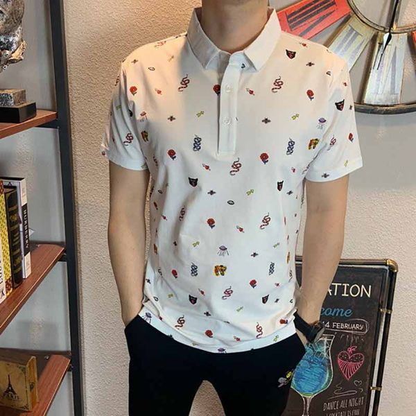men's designer polos 2020 summer new brand mens casual polo fashion print pullover breathable men clothing size m-3xl 3 colors, White;black
men's designer polos 2020 summer new brand mens casual polo fashion print pullover breathable men clothing size m-3xl 3 colors, White;black