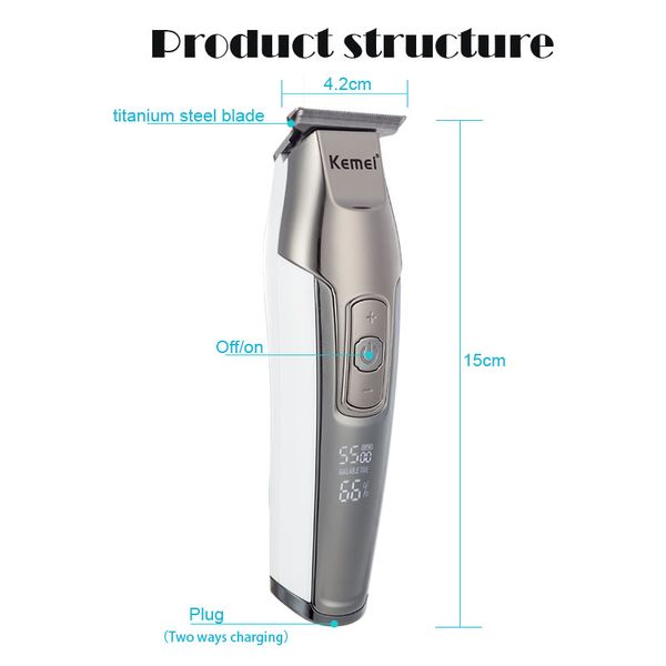 kemei barber professional hair clipper lcd display aparador de pelos hair trimmer for men haircut machine bwkf yxcnh
kemei barber professional hair clipper lcd display aparador de pelos hair trimmer for men haircut machine bwkf yxcnh