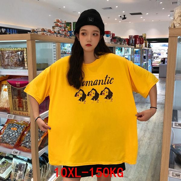 plus size women's t-shirt plus size 7xl 8xl 9xl10xl summer round neck short sleeve casual loose black t-shirt top, White
plus size women's t-shirt plus size 7xl 8xl 9xl10xl summer round neck short sleeve casual loose black t-shirt top, White