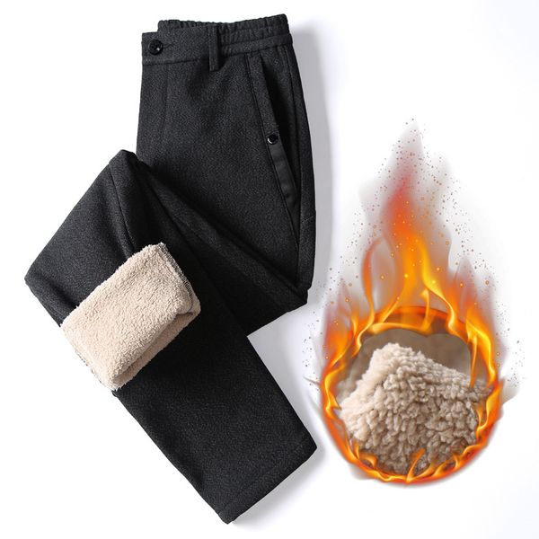 men's pants winter men warm casual fashion slim fit stretch fleece thicken trousers male brand clothing black gray,cpd808
men's pants winter men warm casual fashion slim fit stretch fleece thicken trousers male brand clothing black gray,cpd808