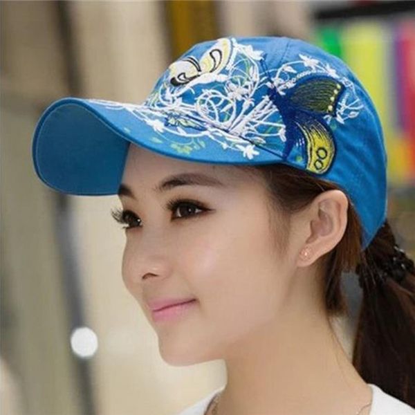 new flowers butterfly embroidered female baseball cap hipster hat adjustable lady summer vintage chinese stylish hats, Blue;gray
new flowers butterfly embroidered female baseball cap hipster hat adjustable lady summer vintage chinese stylish hats, Blue;gray