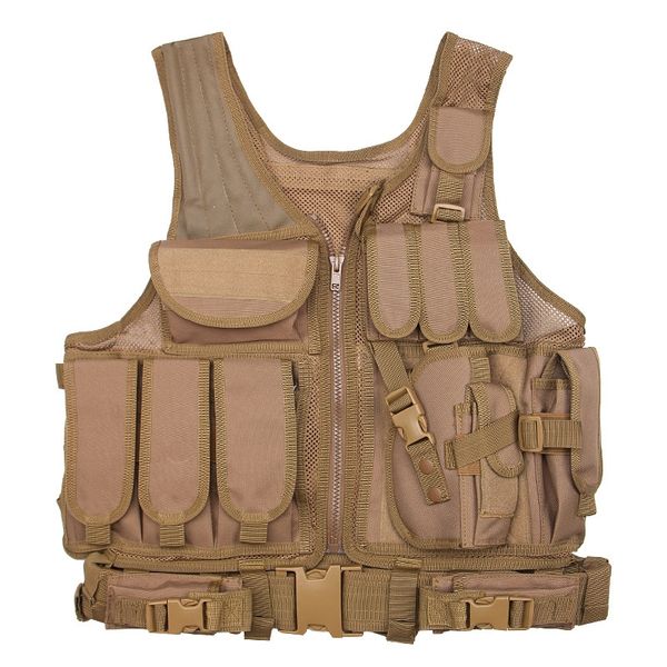 outdoor camouflage hunting molle vest military tactical waterproof wargame body armor cs net vests jungle equipment men, Gray;blue
outdoor camouflage hunting molle vest military tactical waterproof wargame body armor cs net vests jungle equipment men, Gray;blue