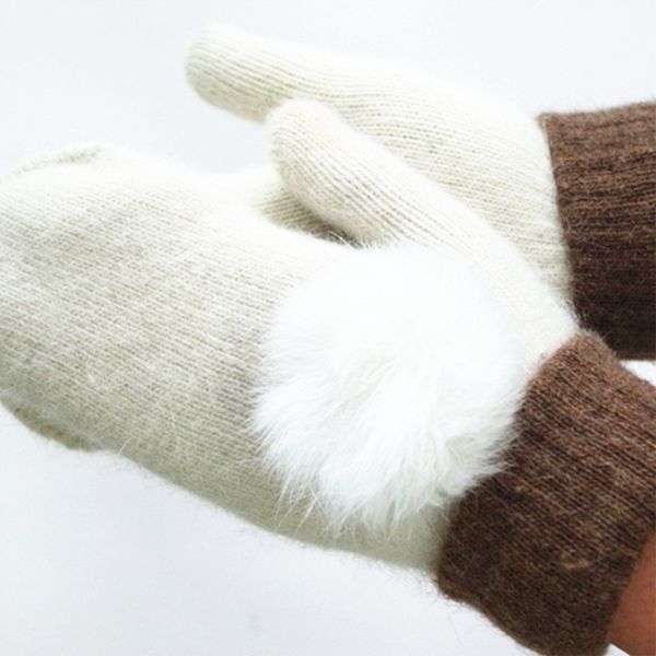 ysdnchi women gloves winter faux fur wool thicken warm cashmere wrist gloves ball fashion lovely patchwork mittens, Blue;gray
ysdnchi women gloves winter faux fur wool thicken warm cashmere wrist gloves ball fashion lovely patchwork mittens, Blue;gray